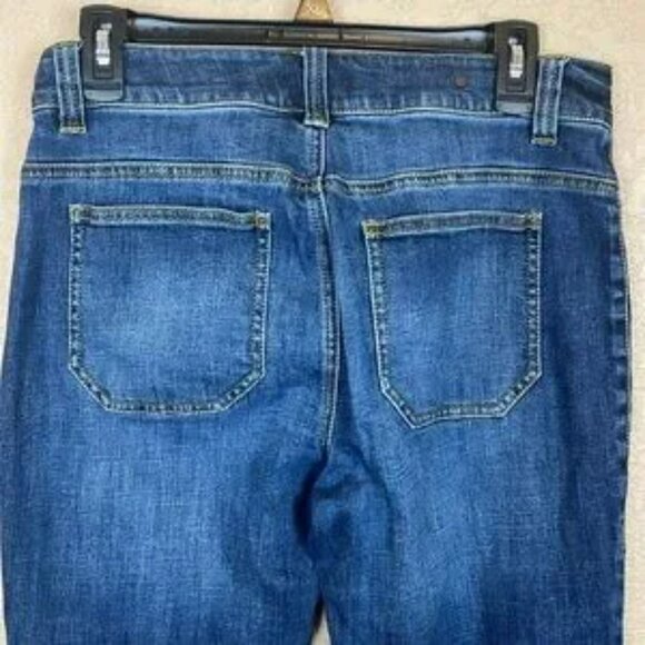 CABI The Patch Pocket Wide Leg Jeans Style 4151 Size 4 - Picture 4 of 5